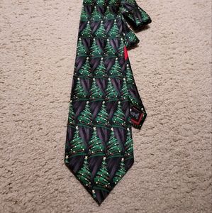 Christmas silk tie